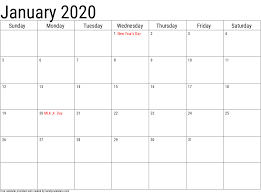 Maybe you would like to learn more about one of these? 2020 January Calendars Handy Calendars