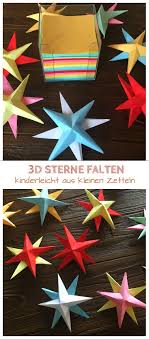 3d Sterne Basteln Mit Kindern Aus Papier Anleitung Sterne Basteln Aus Papier Sterne Basteln Mit Kindern Kinder Basteln Papier