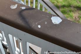 The deck colors and railing picks you need. How Did Those Brown Deck Railings Hold Up This Winter An Update Between Naps On The Porch