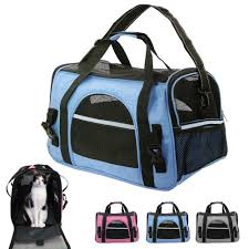 Portable Cat Bag Backpack Breathable Mesh Pet Puppy Cat Carrier Bags Foldable Outdoor Travel Bag For Small Pets Cat Carrier Bag Pet Carrier Bag Dog Carrier Bag