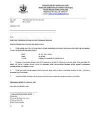 Gotong royong mempunyai akar yang kuat. 149573569 Surat Jemputan Gotong Royong Doc