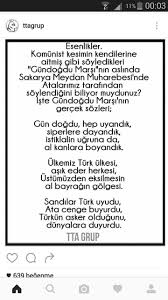 Gundogdu Marsi Orijinali Turk Marsi Sakarya Savasi Gercekler Biliyor Muydunuz Gundogumu