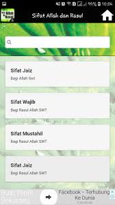 Sifat wajib bagi rasul merupakan sifat yang pasti dimiliki oleh rasul. Sifat Allah Dan Rasul Fur Android Apk Herunterladen