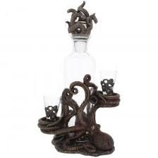 Porte Bouteilles Dark Deco Tentacle Temptation Glazen Deur Tentakel Deuren