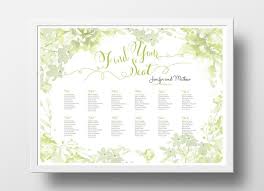 Wedding Seating Chart Poster Diy Editable Powerpoint