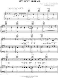 Tim Mcgraw My Best Friend Sheet Music In A Major Transposable Download Print Best Friend Lyrics Best Friend Song Lyrics Sheet Music