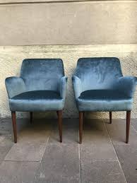 7,379 velvet lounge chair products are offered for sale by suppliers on alibaba.com, of which living room chairs accounts for 37%, living room sofas accounts for 8%. Vintage Italian Mahogany Blue Velvet Lounge Chairs Set Of 2 For Sale At Pamono