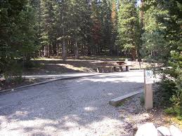 The upper parking area (on the west side of the. American Land Leisure Guanella Pass Campground