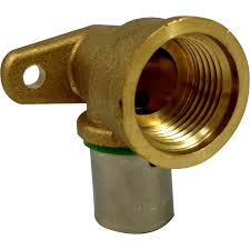 Raccord Coude Applique A Sertir Laiton F 15 X 21 Pour Tube En Per Applique Coude