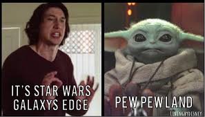 He Has Spoken Pewpewland Babyyoda Themandalorian Thechild Mandalorian Starwarsgalaxysedge Swge Ris Funny Star Wars Memes Star Wars Jokes Yoda Funny