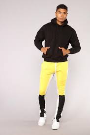 Black And Yellow Pants Mens Union Track Pants Black Yellow Mens Activewear Mens Activewear Fashion Pants