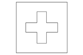 Grátis para uso comercial imagens de alta qualidade Para Imprimir Bandeira Da Suica Para Colorir Preto E Branco