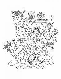 Pick up a colored pencil! Swear Coloring Pages Coloring Home