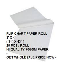 Flip Chart Paper Roll 3 X 4 Malaysia