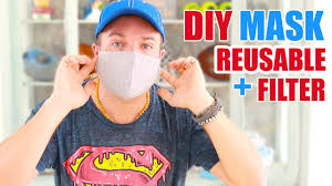 Filters to insert into cloth face masks add an extra layer of protection. Diy Reusable Face Mask With Filter Cheap Easy To Make Free Pattern Youtube