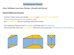 Alle seiten gleich lang 2. Entstehung Von Prismen Ppt Video Online Herunterladen