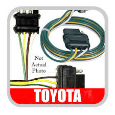 For the charge wire in the 7 pin plug, i tapped into the car's rear 12v port. New 2003 2004 Toyota Sequoia Trailer Wiring Harness Genuine Toyota