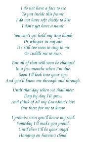 Thank You For My Grandbaby Google Search Baby Boy Poems Baby Poems Mothers Day Poems