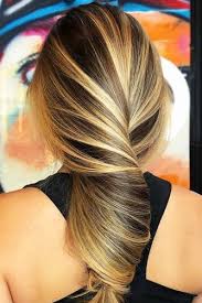 If the goal is to give light hair an extra lift, use illumina color to add shimmering ribbons of icy color that run. Brown Highlighted Hair With Golden Blonde Streaks Hairs London