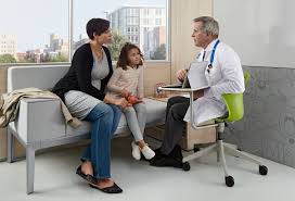 Love The Designtex Beguiled By The Wild Patterned Sheet Wall Protection With White Board Above For Pediatrics Steelcase Healthcare Design Medical Office