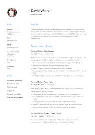The cv personal statement is meant to demonstrate why you are the perfect fit for the job. Personal Trainer Resume Resume Examples Job Resume Examples Personal Trainer