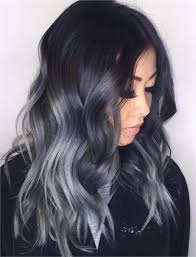 The l'oreal feria absolute platinum advanced lightening system gives consistently great results, and can be purchased at ulta. Makeover Faded Balayage To Silver Sombre Black Hair Ombre Hair Styles Grey Ombre Hair