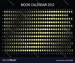 Moon Calendar 2012