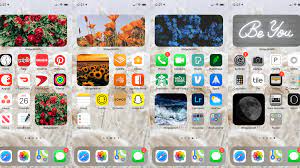 Ios14 Home Screen Setup Customize Your Iphone Aesthetic Rainbow Theme Iphone Organization Iphone Wallpaper App Iphone Layout