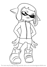 In today's art tutorial i'll be showing you how to draw. Learn How To Draw Agent 4 From Splatoon 2 Splatoon 2 Step By Step Drawing Tutorials