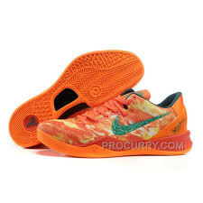 854 215538 Nike Zoom Kobe 8 Shoes Mesh Orange Green Online