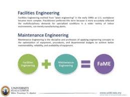 From the visit and survey. Bachelor Of Engineering Technology Hons In Facilities Maintenance Engineering Unikl