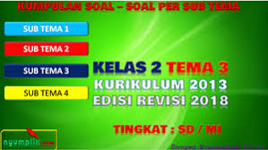 Soal tema 2 kelas 3 revisi 2018 kurikulum 2013 14. Kumpulan Soal Kelas 2 Tema 3 Kurikulum 2013 Revisi 2018 Nyumplik Com