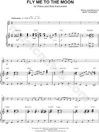 Find your perfect arrangement and access a variety of transpositions so you can print and play instantly, anywhere. Frank Sinatra Fly Me To The Moon Piano Accompaniment Sheet Music In C Major Download Print Sku Mn0177890