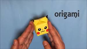 Dengan menggunakan selembar kertas origami, kamu bisa membuat katak yang lucu dan lentur. Membuat Origami Pikachu Kubus Qube Youtube