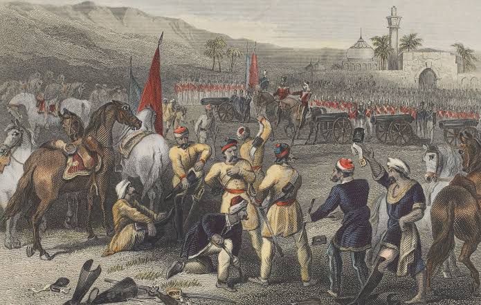 Disarming the 11th Irregular Cavalry at Berhampore in 1857 - Sarmaya