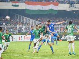 Adil Khan S Late Strike Helps India Draw Bangladesh 1 1 In World Cup Qualifier Football News Times Of India