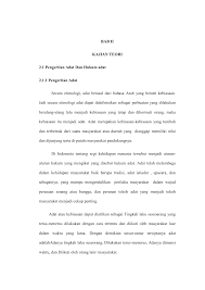 2.1 definisi adat dan perkawinan. Bab Ii Kajian Teori 2 1 Pengertian Adat Dan Hukum Adat 2 1 1