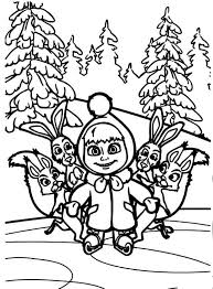 You can print 80 images for free directly on the website. Masha 11 Coloring Page Free Printable Coloring Pages For Kids