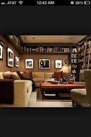 Basement Library Ideas Home Library Decor Home Home Library