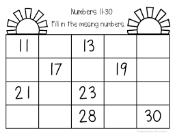 This activity will improve children's ability to count and write numbers. Numbers 1 50 Worksheets