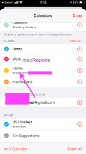 How To Create A Family Calendar Macreports