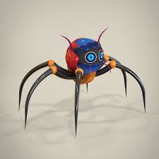 Spider Robot 3d Model Robot Max C4d Obj 3ds Fbx Lwo Stl Spider Robot Robot Robot 3d