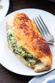 Chicken breasts have become a staple at dinners. Spinach Stuffed Chicken Breasts A Healthy Low Carb Dinner Option
