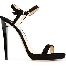 Black Ankle Strap Sandals Heels Jimmy Choo Claudette Sandals 37 290 Inr Liked On Polyvore Featuring Shoes Sandals Heels Blac Jimmy Choo Heels Ankle Strap Sandals Heels Jimmy Choo Boots