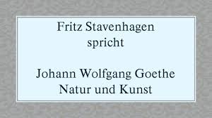 Jambus, trochäus, anapäst und daktylus. Natur Und Kunst Johann Wolfgang Von Goethe Interpretation 813