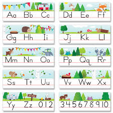 This delightful alphabet line will help students learn their letters (both upper and lower case). Cursive Alphabet Line Bulletin Board Creative Teaching Press