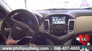Phillips Chevrolet 2014 Chevy Cruze Ltz Voice Navigation Chicago New Car Dealership Sales Youtube