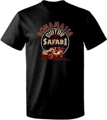 Bonamassa Guitar Safari T Shirt Unisex Black Black Tee Shirts Tees