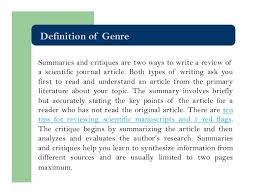 A critique may include a brief summary, but the. Article Critique Essay Article Critique