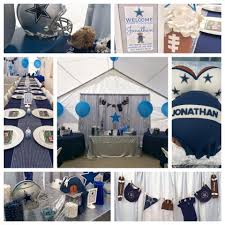 Dallas Cowboys Baby Shower Display Table Candy Table Setup Decorations Cowboy Baby Shower Dallas Cowboys Baby Shower Football Baby Shower